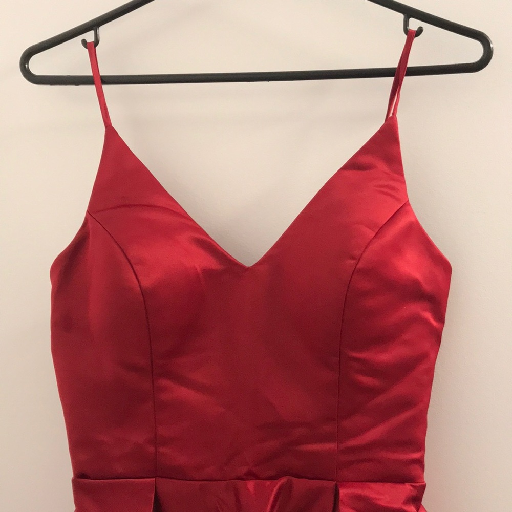 Incredible Deep Red Evening Dress